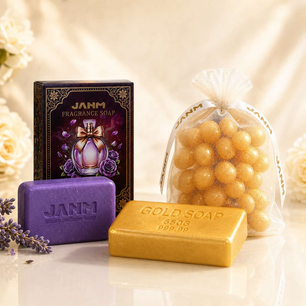 SAULEM sourcing journal visual for soap assortment Kazakhstan wholesale