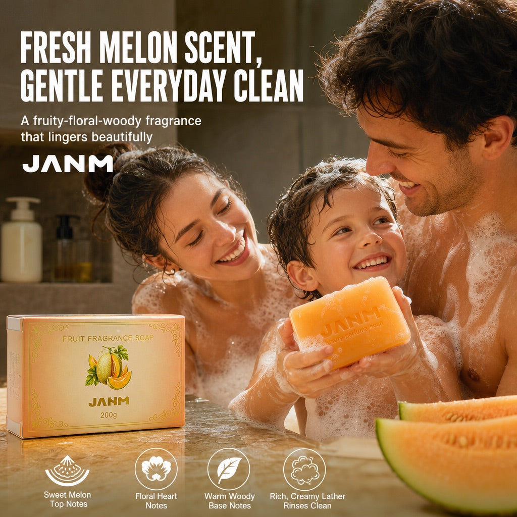 Show Juicy Melon Fragrance Soap texture image 4