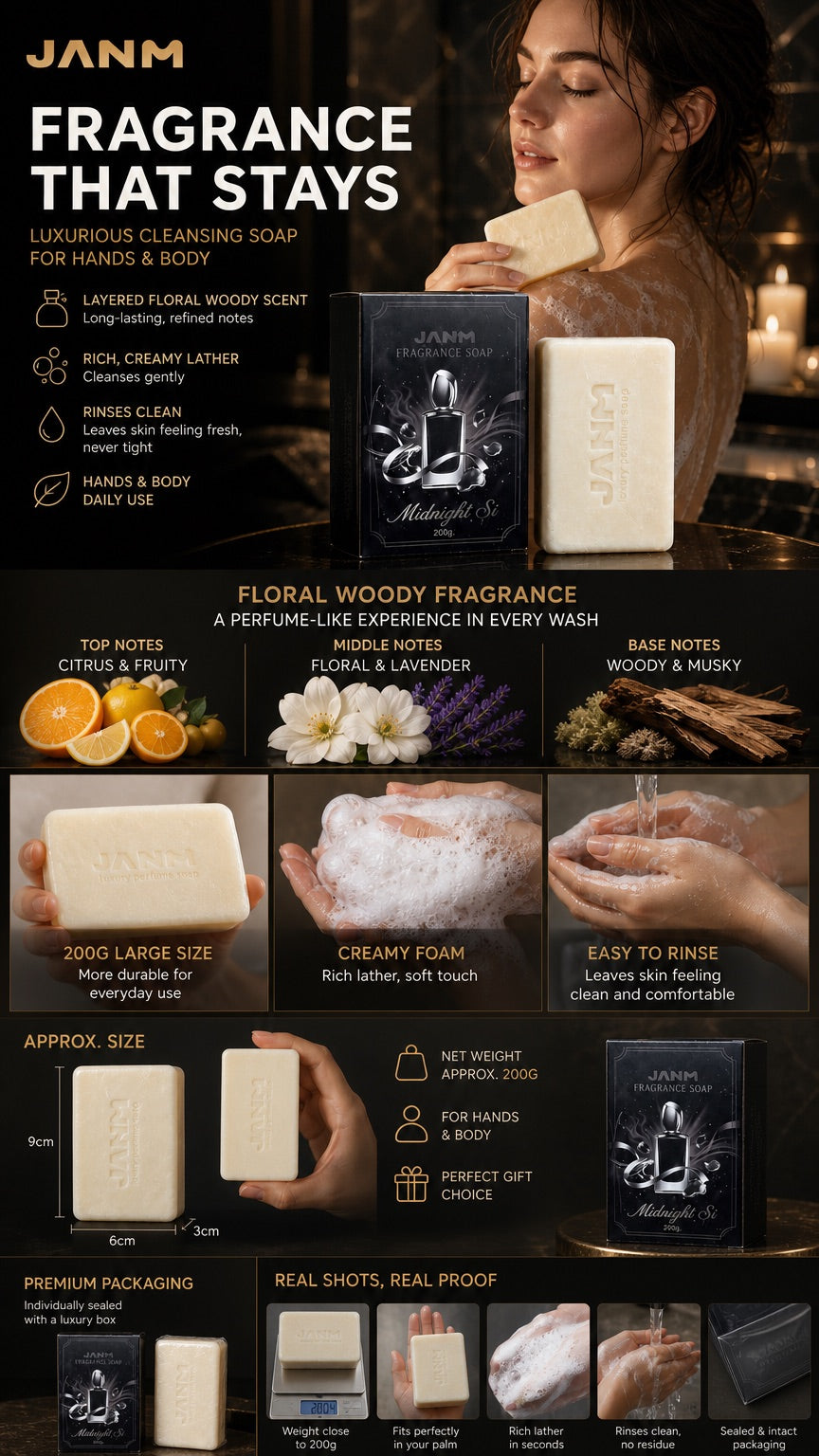 Show Midnight Si Fragrance Soap in use image 7