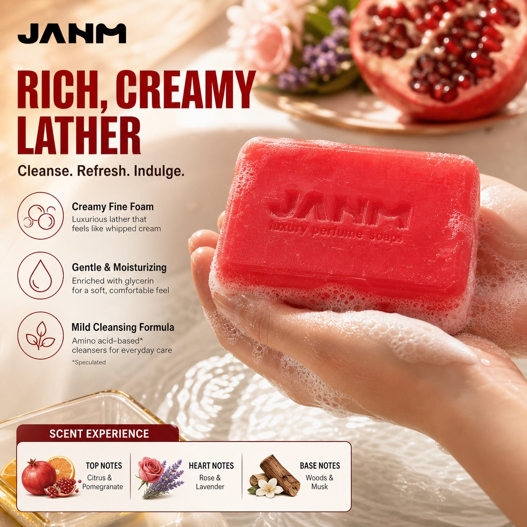Show Pomegranate Fragrance Soap scene image 3