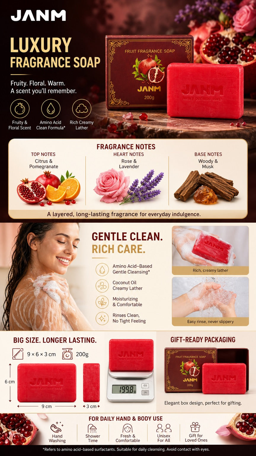 Show Pomegranate Fragrance Soap packaging image 7