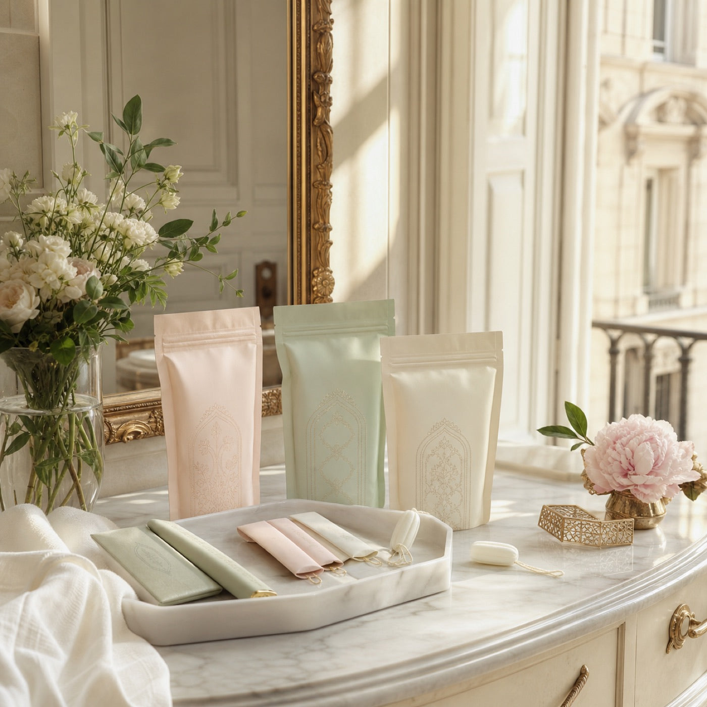 SAULEM feminine-care collection concept for discreet daily formats