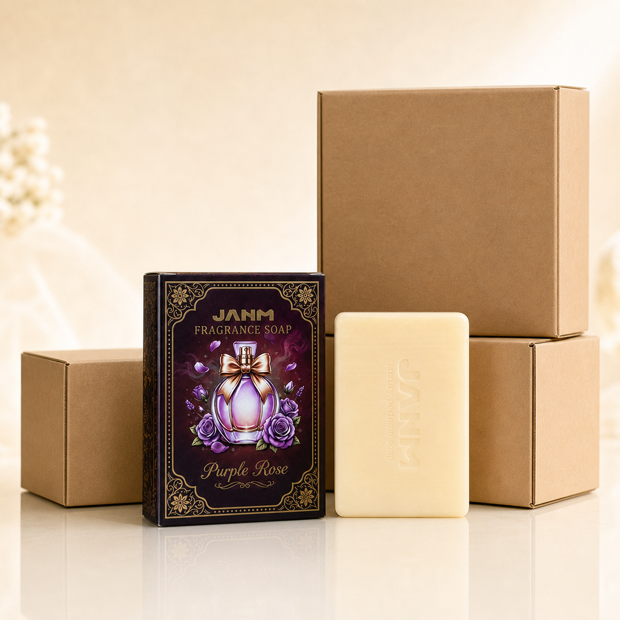 SAULEM sourcing journal visual for soap carton CBM calculation