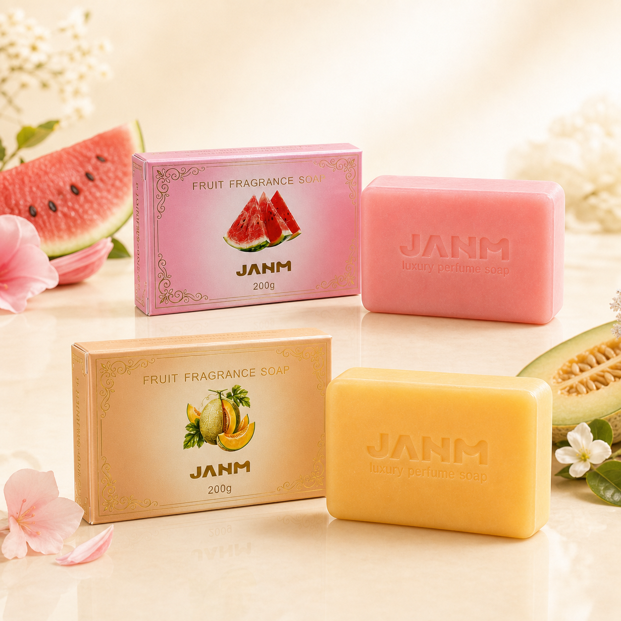 SAULEM sourcing journal visual for fruit fragrance soap wholesale