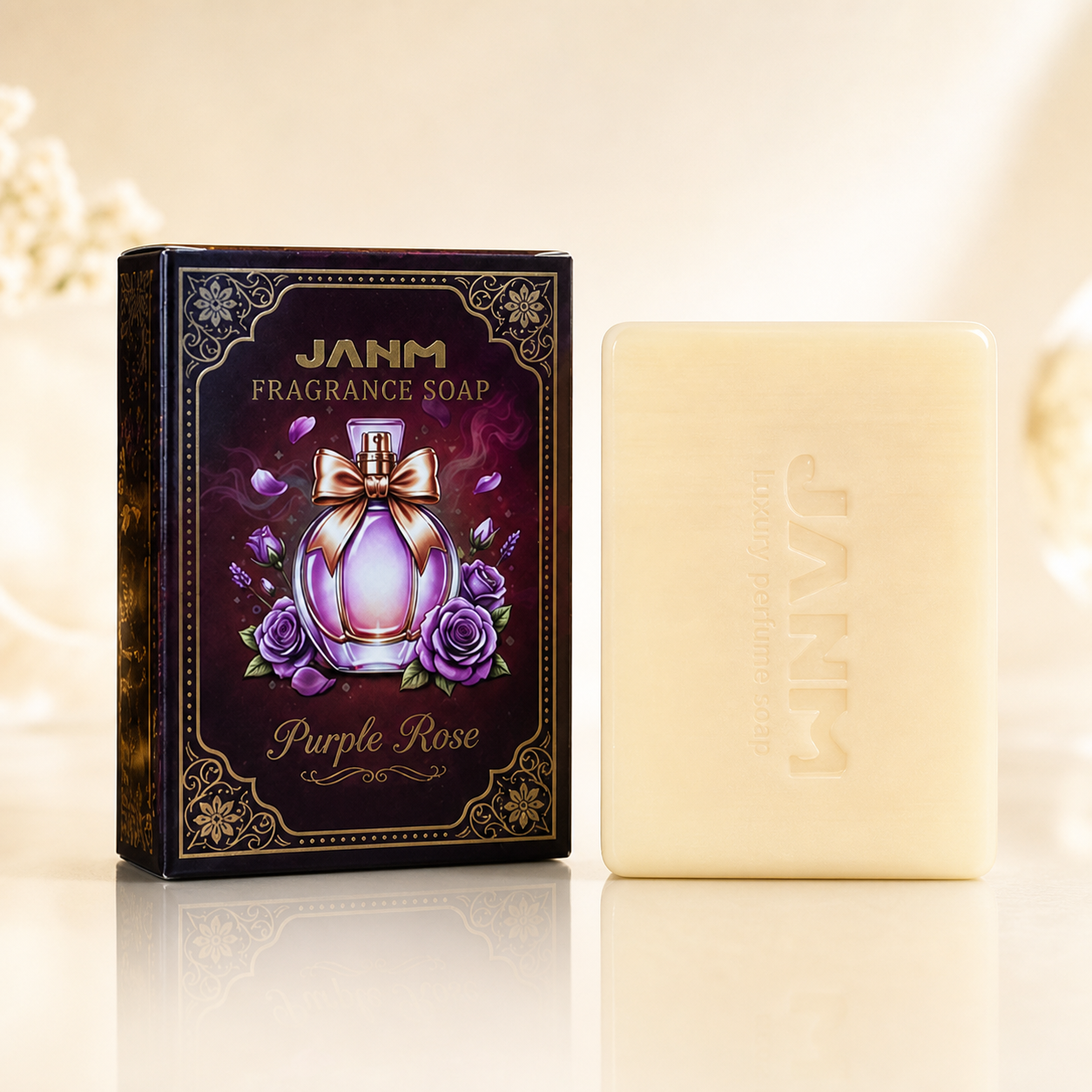 Purple Rose Fragrance Soap